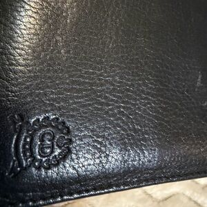 Dior Christian  Dior Black Leather Men's wallet